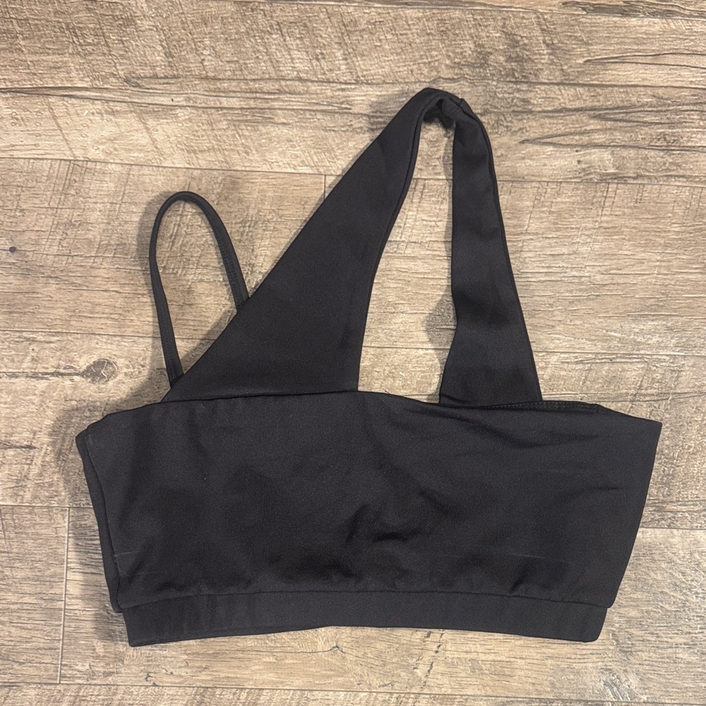 LF Black Asymmetrical Bralette - Size XS